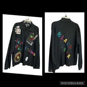 Vintage Terazzo Lady Luck Sweater